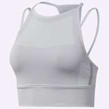 Load image into Gallery viewer, Reebok - Women&#39;s CrossFit MyoKnit Bra - Light Grey Heather/Cool Shadow
