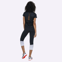 Load image into Gallery viewer, Reebok - Women&#39;s Running Essentials Delta Graphic Tee - Black
