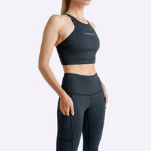 Load image into Gallery viewer, The Brave - Women&#39;s Elevate Crop Top - Black Marle
