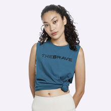 Load image into Gallery viewer, The Brave - Unisex Waverider Muscle Tank - Legion Blue/Black
