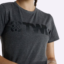 Load image into Gallery viewer, The WOD Life - Women&#39;s Classics Flux T-Shirt - Charcoal/Black
