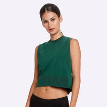 Load image into Gallery viewer, The WOD Life - Women&#39;s Classics Slash Crop Tank - Jungle
