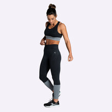Load image into Gallery viewer, The WOD Life - Women&#39;s Endure Seamless Tights - Black/Charcoal Marle
