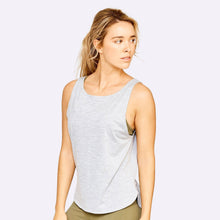 Load image into Gallery viewer, The WOD Life - Women&#39;s Swoop Singlet - Light Grey Marle

