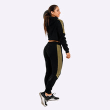 Load image into Gallery viewer, The WOD Life - Women&#39;s Wanderer Cuffed Jogger Pants - BLACK/KHAKI
