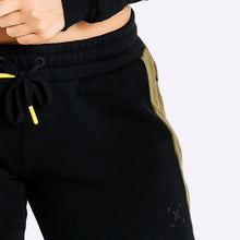 Load image into Gallery viewer, The WOD Life - Women&#39;s Wanderer Cuffed Jogger Pants - BLACK/KHAKI
