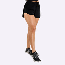 Load image into Gallery viewer, The WOD Life - Women&#39;s Wanderer Track Shorts - BLACK
