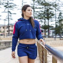 Load image into Gallery viewer, The WOD Life - Women&#39;s Wanderer Track Shorts - INDIGO
